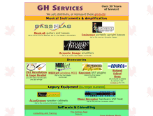 Tablet Screenshot of ghservices.com